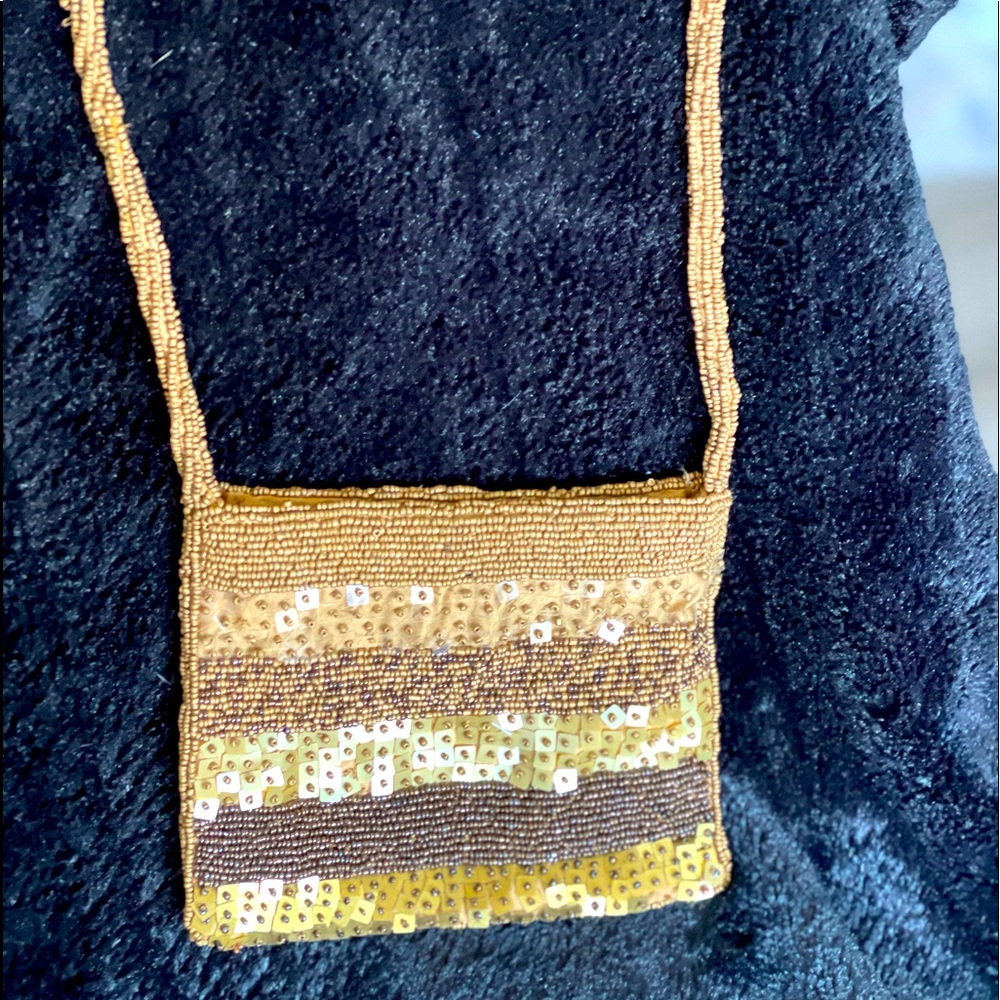 Unique Beaded Crossbody Mini Handbag